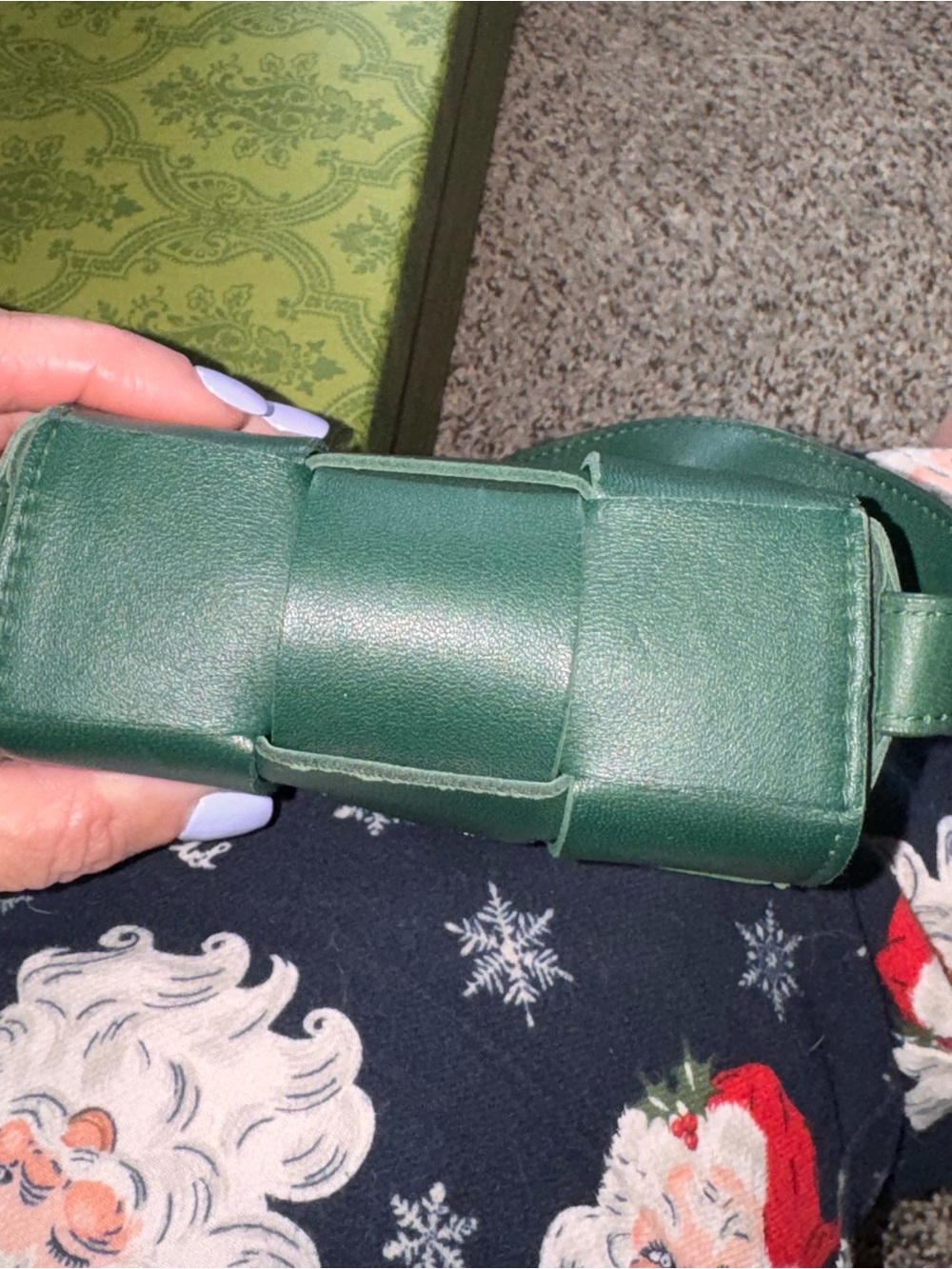 Bottega Veneta Dark Green Intrecciato Mini Cassette Bag - Picture 4 of 10